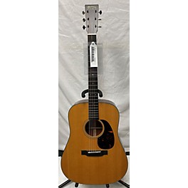 Used Martin Used Martin D18 Natural Acoustic Guitar