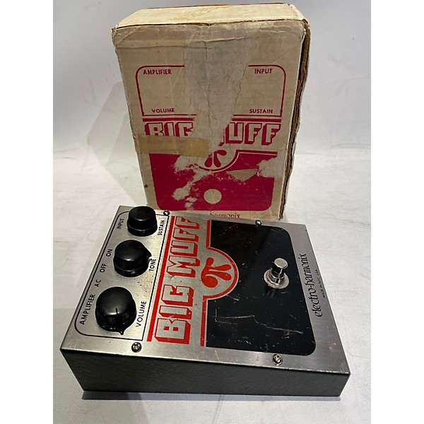 Vintage Electro-Harmonix 1978 Big Muff Pi V3 1st Edition Effect Pedal