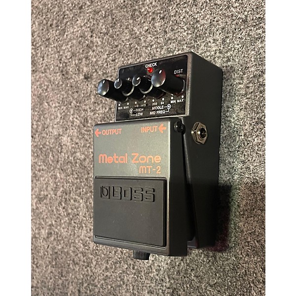 Used BOSS MT2 Metal Zone Distortion Effect Pedal