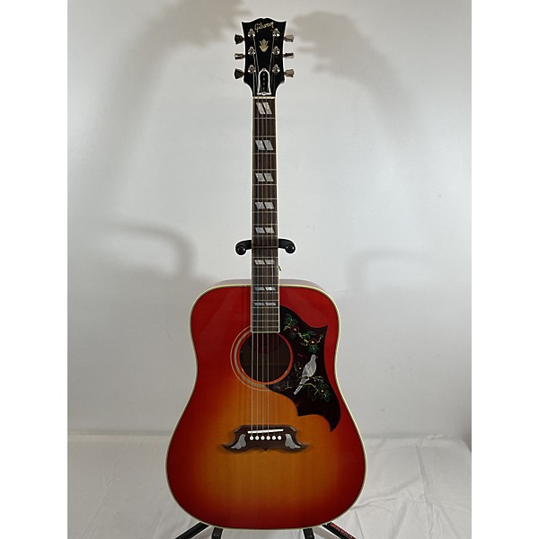 Used Gibson Used 2024 Gibson 2024 Dove Cherry Sunburst Acoustic Electric Guitar