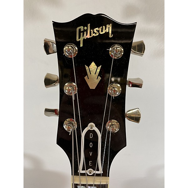 Used Gibson Used 2024 Gibson 2024 Dove Cherry Sunburst Acoustic Electric Guitar