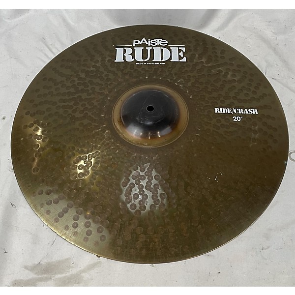 Used Paiste 20in Rude Classic Crash Ride Cymbal