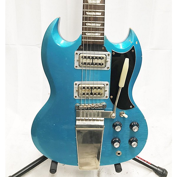 Used Used BLUESMAN SG Blue Solid Body Electric Guitar