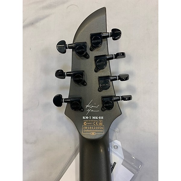 Used Schecter Guitar Research Used Schecter Guitar Research KM7 MK3 STEEL GRAY Solid Body Electric Guitar