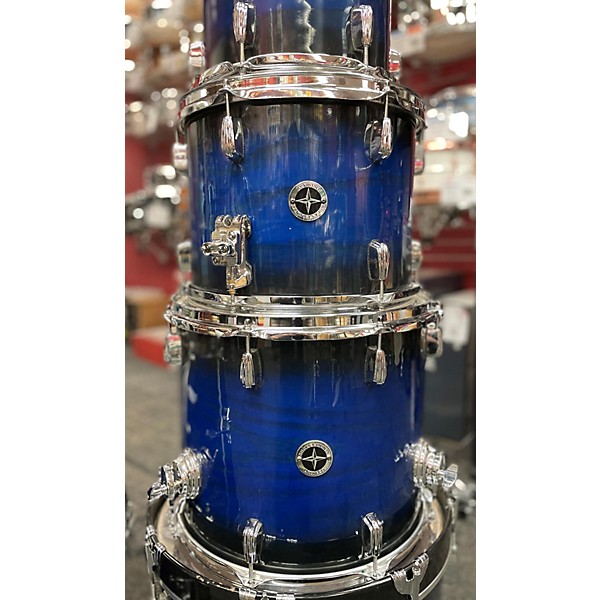 Used Used 2020 Bucks County Drum Co 6 piece Prime Series Waterfall Blue Drum Kit