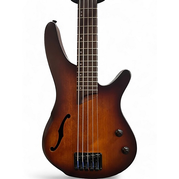 Used Ibanez sRH505 Dragon eye burst Electric Bass Guitar