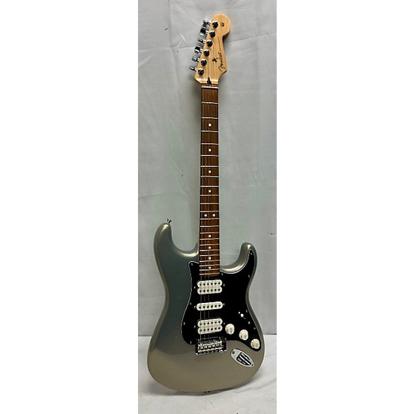 Used Fender Player Stratocaster HSH Solid Body Electric Guitar Silver ...