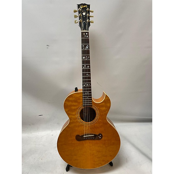 Used Gibson Starburst Acoustic Electric Guitar