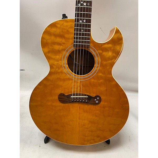 Used Gibson Starburst Acoustic Electric Guitar