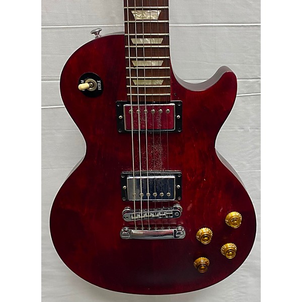 Used Gibson Used Gibson Les Paul Studio Faded Worn Cherry Solid Body Electric Guitar