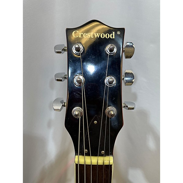 Used Crestwood LP Copy Solid Body Electric Guitar