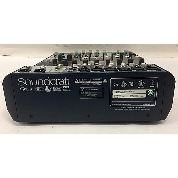 Used Soundcraft Signature 10 10-Input Analog Mixer Unpowered Mixer