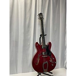 Used Hagstrom Used Hagstrom Viking II-P P90S Cherry Hollow Body Electric Guitar