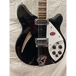 Used Rickenbacker Used Rickenbacker 360 Black Hollow Body Electric Guitar