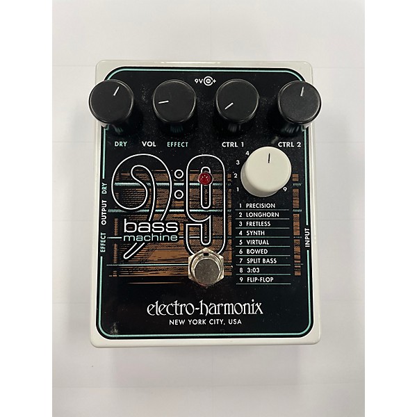 Used Electro-Harmonix BASS9 Bass Machine Bass Effect Pedal