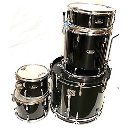 Used Pearl Used Pearl 5 piece Roadshow Black Drum Kit