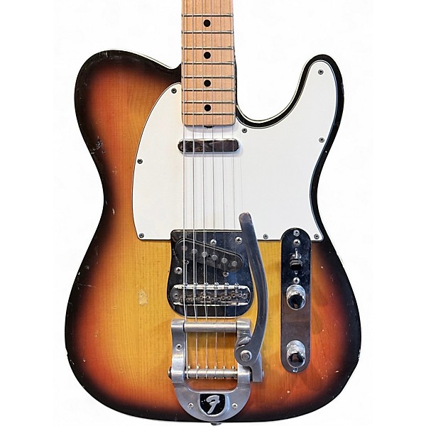 Vintage 1971 Fender CUSTOM TELECASTER Sunburst Solid Body Electric Guitar