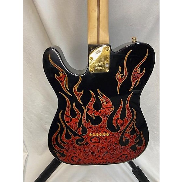 Vintage Fender Vintage 1994 Fender JAMES BURTON TELECASTER Red Flame Solid Body Electric Guitar