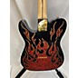 Vintage Fender Vintage 1994 Fender JAMES BURTON TELECASTER Red Flame Solid Body Electric Guitar