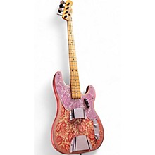 Vintage 1968 Fender TELECASTER BASS Pink Paisley Electric Bass Guitar