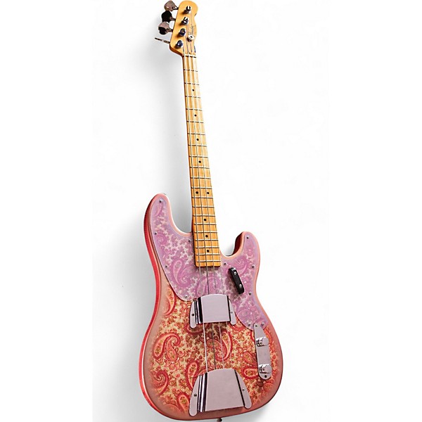 Vintage 1968 Fender TELECASTER BASS Pink Paisley Electric Bass Guitar
