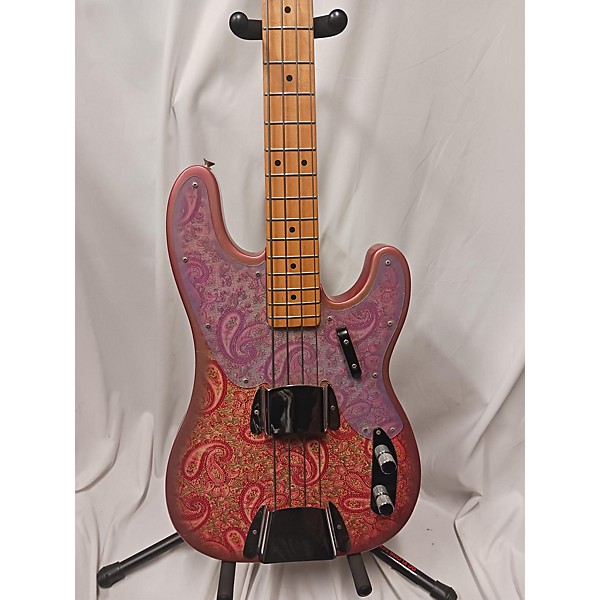 Vintage 1968 Fender TELECASTER BASS Pink Paisley Electric Bass Guitar