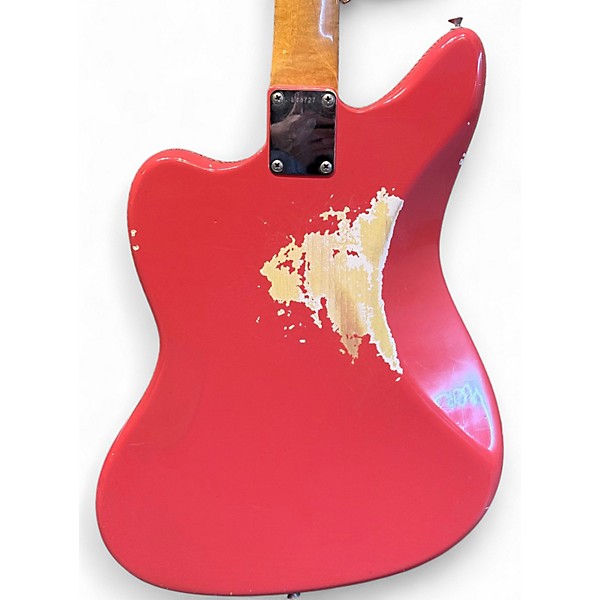 Vintage 1964 Fender JAGUAR Fiesta Red Solid Body Electric Guitar