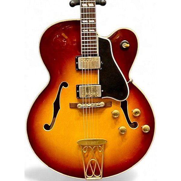 Vintage 1960 Gibson ES-350T Sunburst Hollow Body Electric Guitar