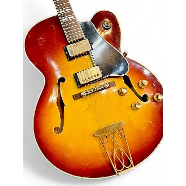 Vintage 1960 Gibson ES-350T Sunburst Hollow Body Electric Guitar