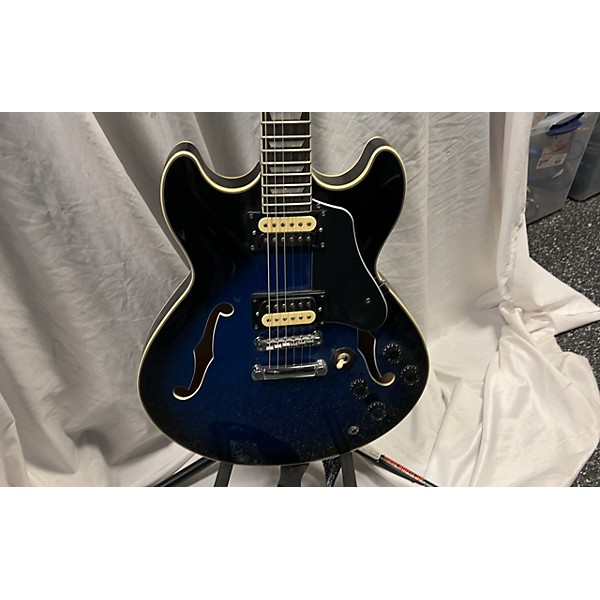 Used Firefly Used Firefly JSM Blue Burst Hollow Body Electric Guitar