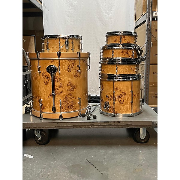 Used Used JJrums 6 piece Flat Top Shell Pack Natural Drum Kit