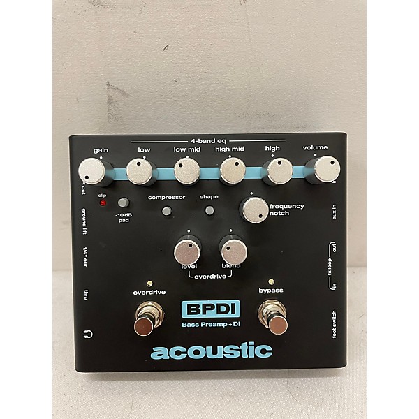 Used Acoustic BPDI Bass Effect Pedal