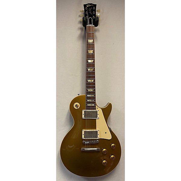 Used Gibson Used Gibson LPR7 1957 Les Paul Reissue Gold Top Solid Body Electric Guitar