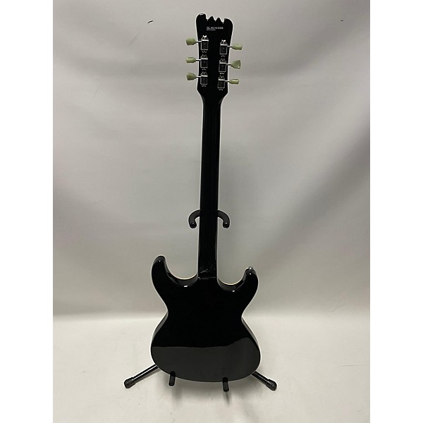 Used Used Eastwood Sidejack Baritone Black Solid Body Electric Guitar