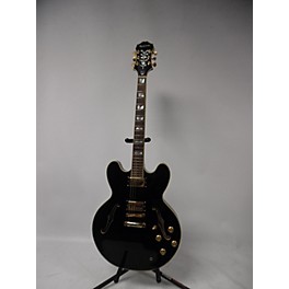 Used Epiphone Used Epiphone Sheraton II Black Hollow Body Electric Guitar