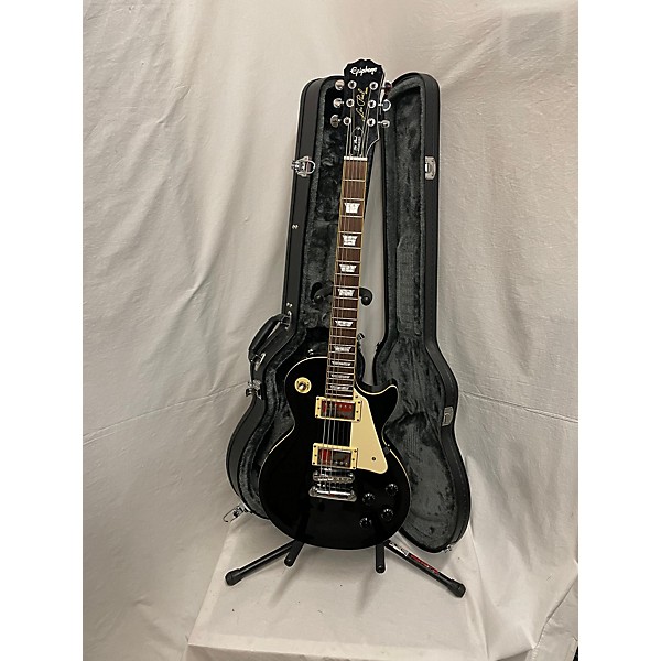 Used Epiphone Used Epiphone Les Paul Standard Black Solid Body Electric Guitar