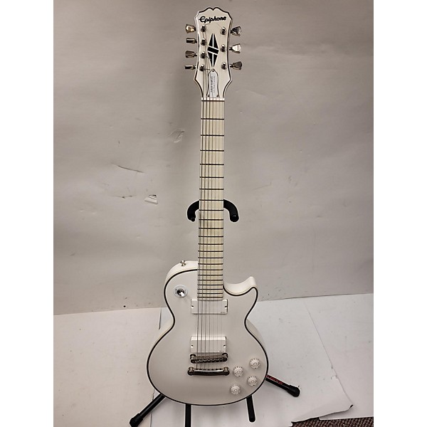 Used Epiphone Matt Heafy Les Paul Custom 7 Snofall Solid Body Electric Guitar