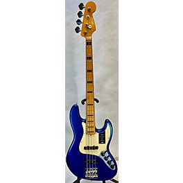 Used Fender Used Fender American Ultra Jazz Bass Cobra Blue Electric Bass Guitar