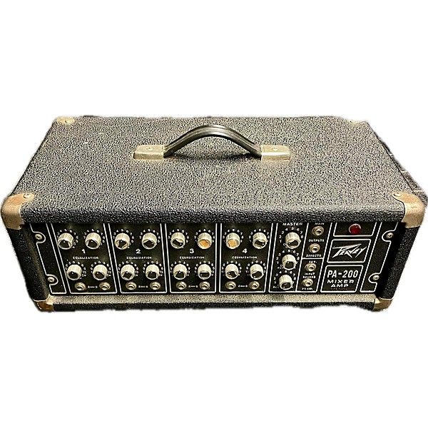 Used Peavey PA-200 Mixer Amp 4 Channel PA Head Powered Mixer