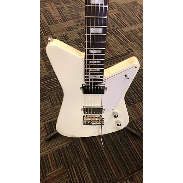 Used Sterling by Music Man Used Sterling By Music Man Mariposa Imperial White Solid Body Electric Guitar