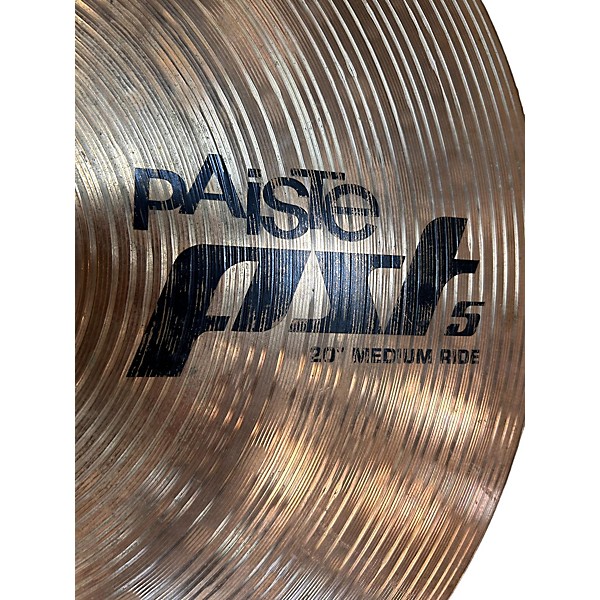 Used Paiste 20in PST5 MEDIUM RIDE Cymbal