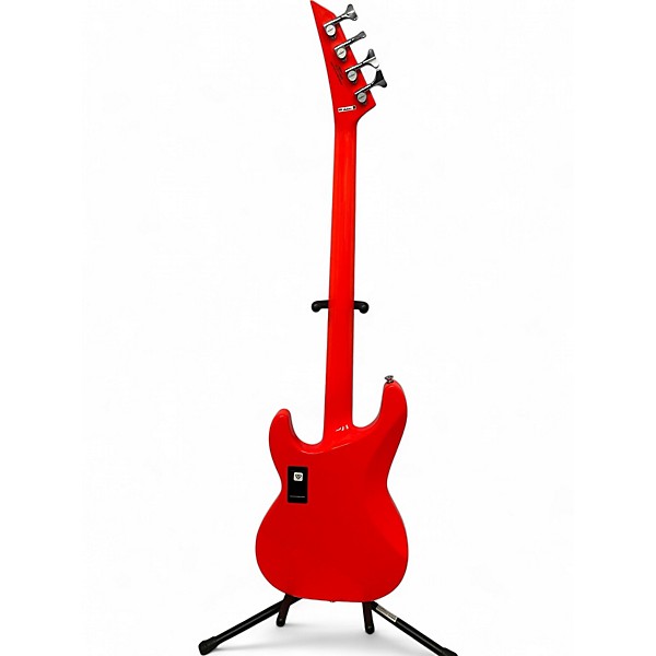 Used Jackson CBXNT Rocket Red Electric Bass Guitar