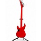 Used Jackson CBXNT Rocket Red Electric Bass Guitar