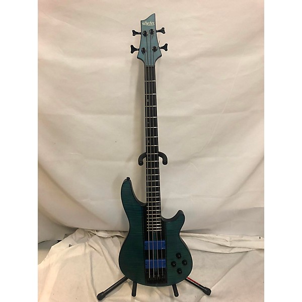 Used Schecter Guitar Research Used Schecter Guitar Research C4 Gt Baltic Blue Electric Bass Guitar