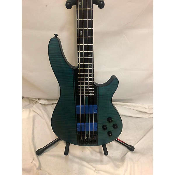 Used Schecter Guitar Research Used Schecter Guitar Research C4 Gt Baltic Blue Electric Bass Guitar