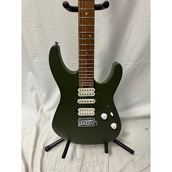 Used Charvel Used Charvel PRO MOD Dk24 ARMY GREEN Solid Body Electric Guitar