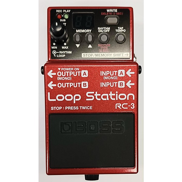 Used BOSS RC3 Loop Station Pedal