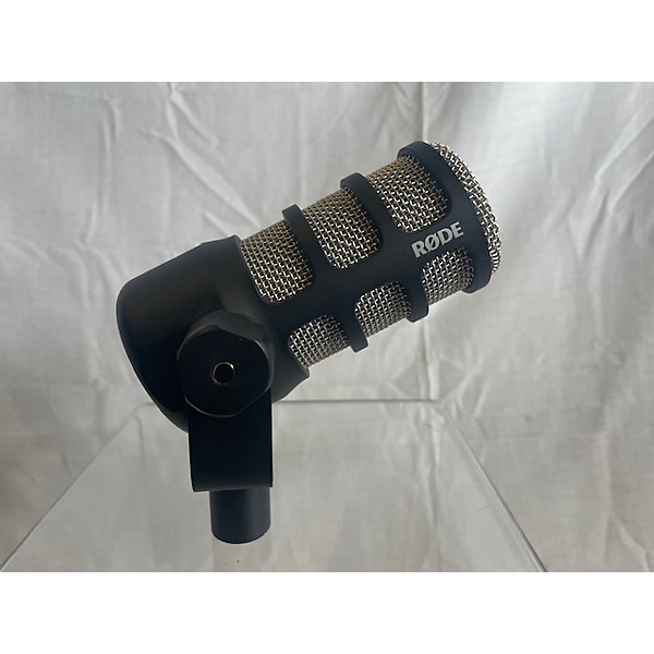 Used RODE PodMic Dynamic Podcasting Microphone Black Dynamic Microphone