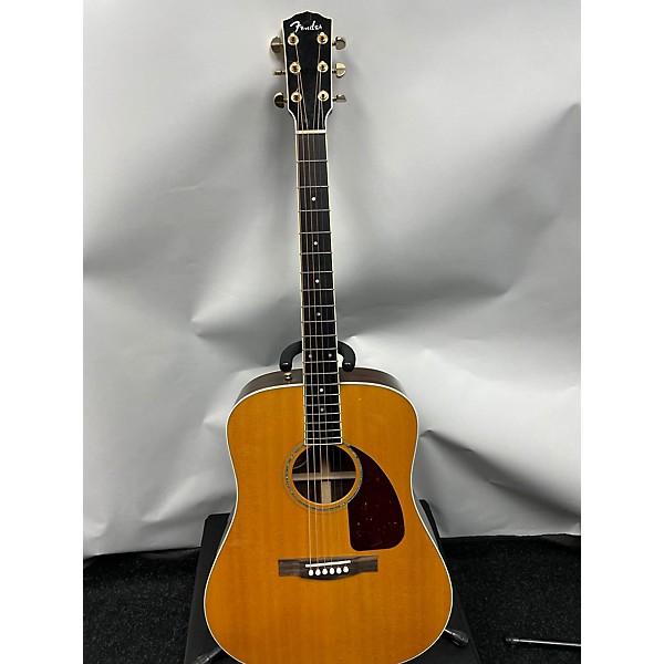 Used Fender Used Fender TPD2RW Custom Shop Dreadnought Natural Acoustic Electric Guitar