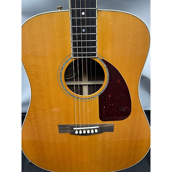 Used Fender Used Fender TPD2RW Custom Shop Dreadnought Natural Acoustic Electric Guitar